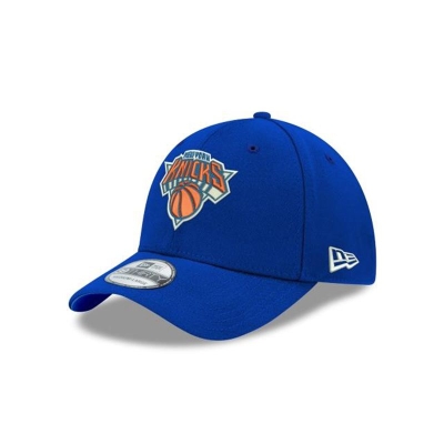 Blue New York Knicks Hat - New Era NBA Team Classic 39THIRTY Stretch Fit Caps USA5743962